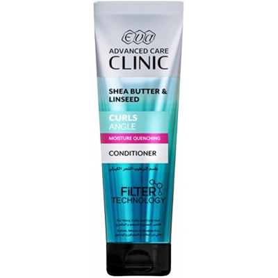 EVA ADVANCED CARE CLINIC SHEA BUTTER & LINSEED CURLS ANGLE MOISTURE QUENCHING CONDITIONER 230 ML